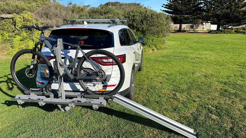 Load image into Gallery viewer, Loading Ramp for Caravan Bike Racks NZ
